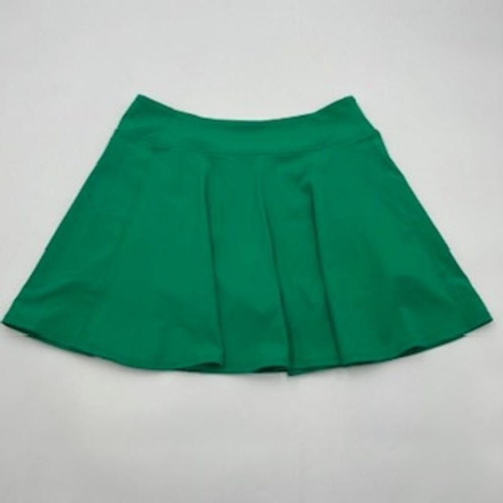 Green Athletic Tennis Skort with Built-in Shorts and Pockets Size L